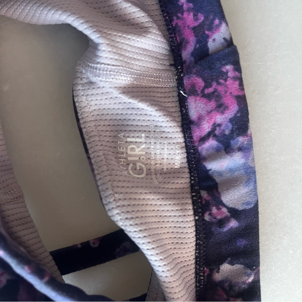 Matching sports bra and leggings sets from Athleta girl